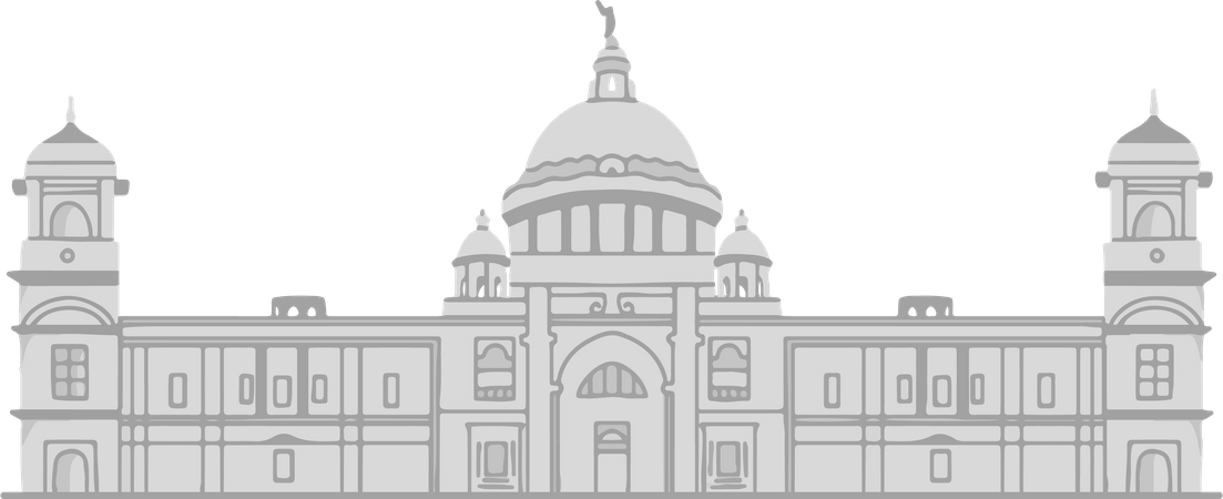 Free Victoria Memorial  Illustration