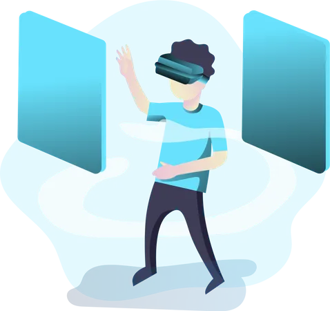 Free VR glasses  Illustration