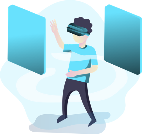 Free VR glasses  Illustration