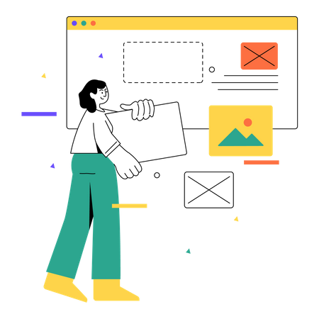 Free Web designing  Illustration