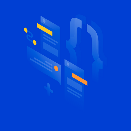 Free Web development  Illustration