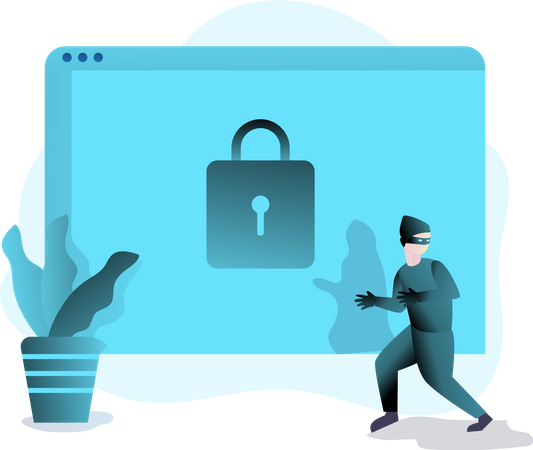 Free Web Security Illustration