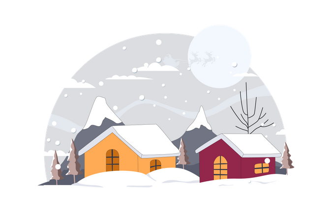 Free Winter season  Illustration