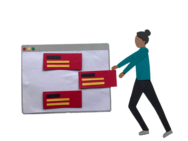 Free Woman managing tasks in  Illustration