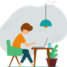 work from home illustrations free