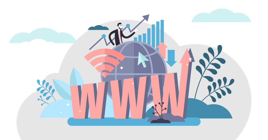 Free WWW development  Illustration