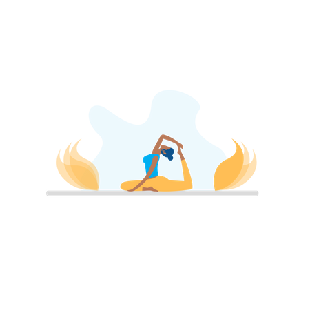 Free Yoga  Illustration