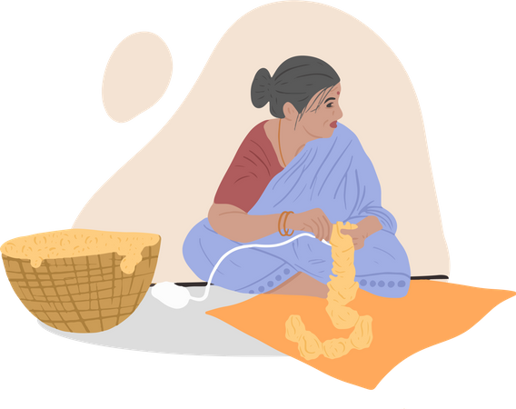 Garland Maker Illustration