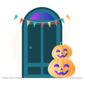 illustration halloween pumpkin