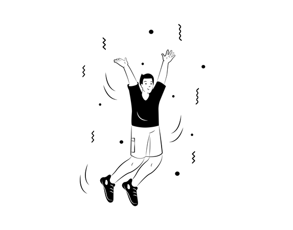 Jumping Illustration