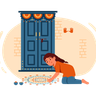 drawing rangoli illustration