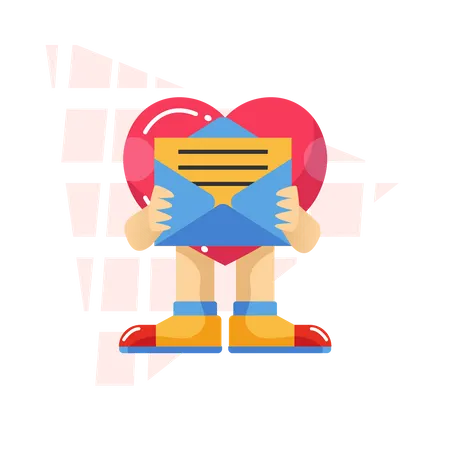 Love letter Illustration