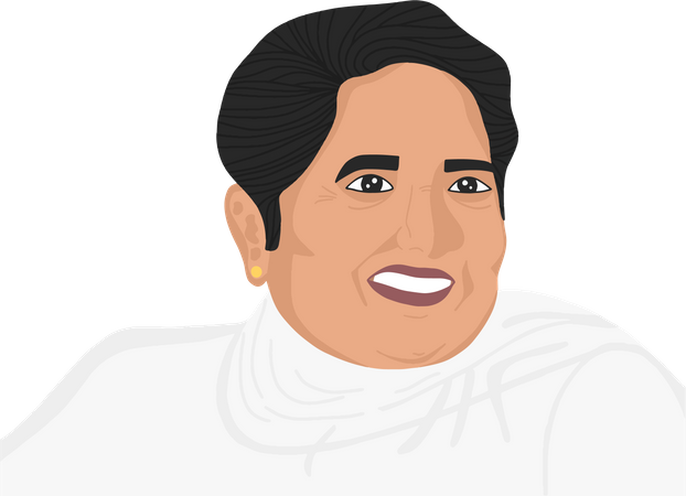 Mayawati Illustration