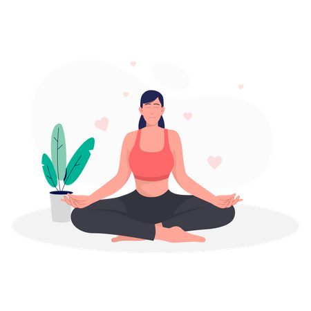 Mental well being Illustration