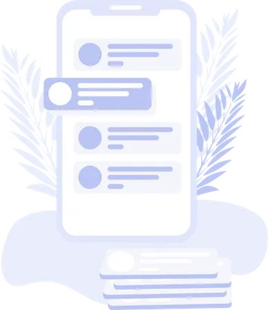 Mobile application Illustration