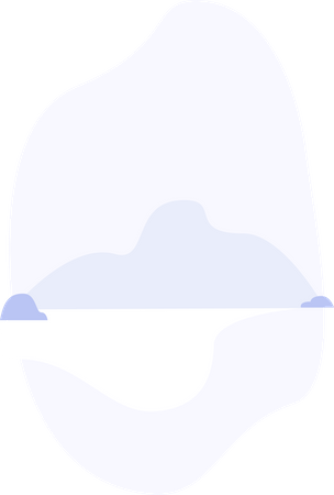 Mountain and lake Illustration