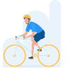 cycling illustration free download