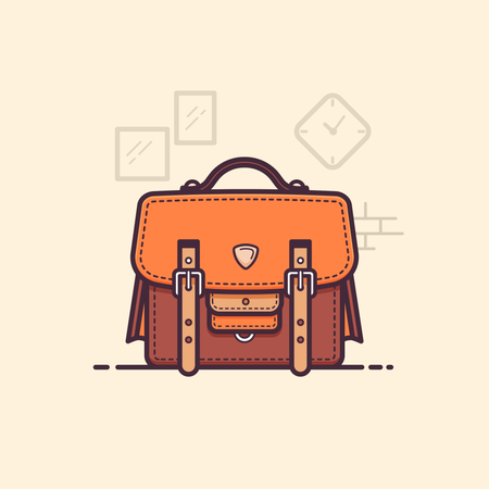 Office Bag Illustration