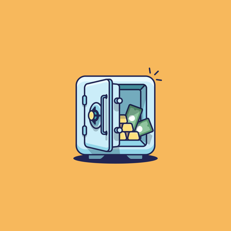 Open Vault Illustration