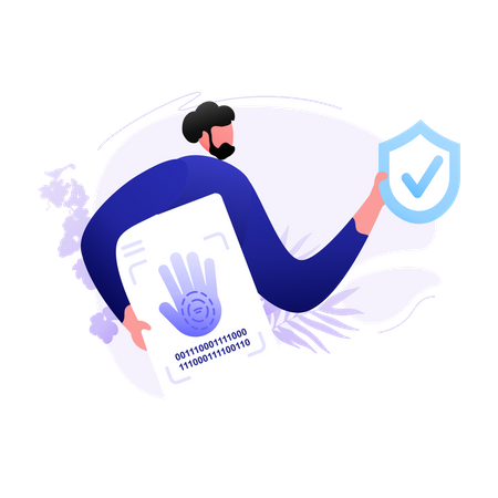 Palm recognition Illustration