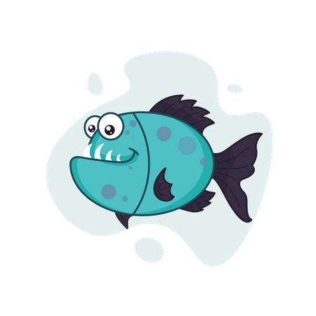 Piranha Illustration