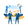 sales team illustration
