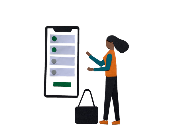 Shopping list Illustration
