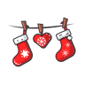 christmas heart illustration free download
