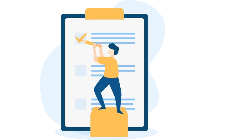Task list Illustration