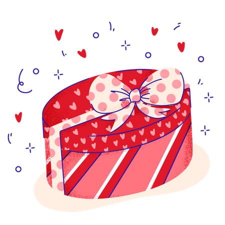 Valentine Gift Illustration