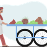 illustration for vegetable vendor