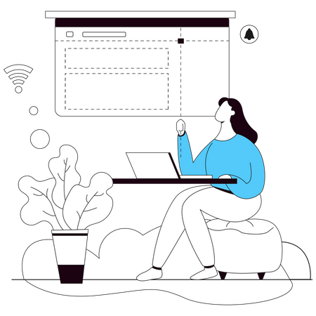 Web Designer Illustration