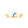 relax mind illustration free download