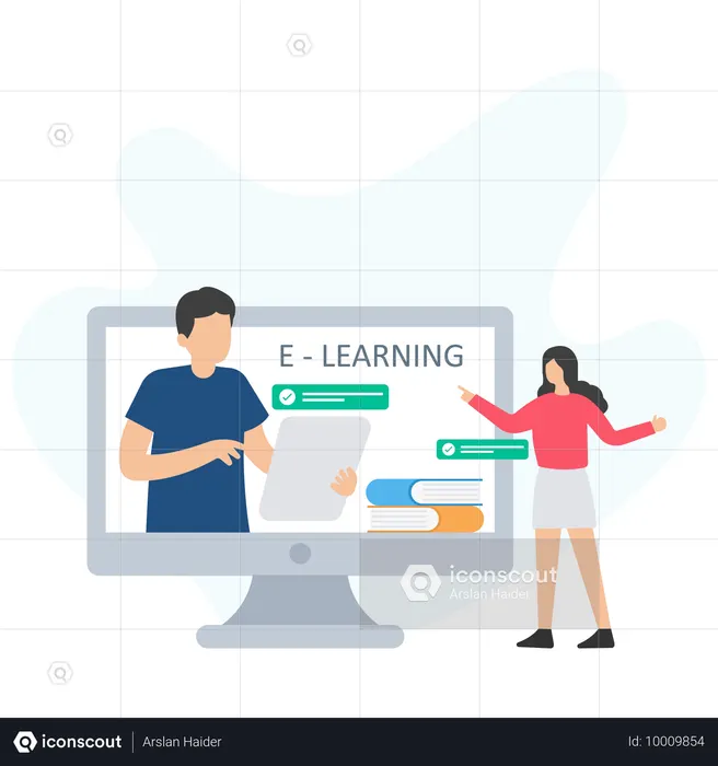 バーチャルトレーニングは学生の教育スキルの向上に役立ちます  イラスト