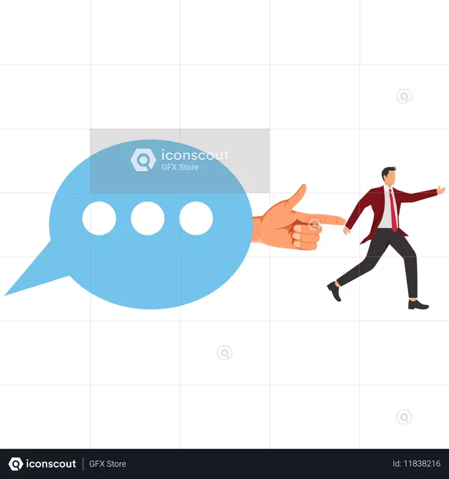사업 상담을 하는 사업가  일러스트레이션