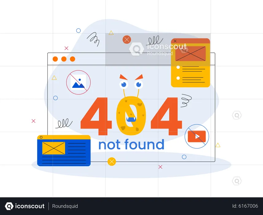 404  Illustration