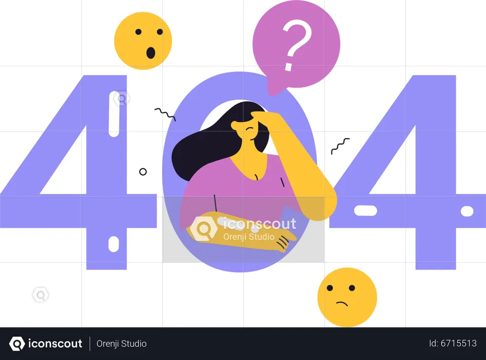 404 page  Illustration