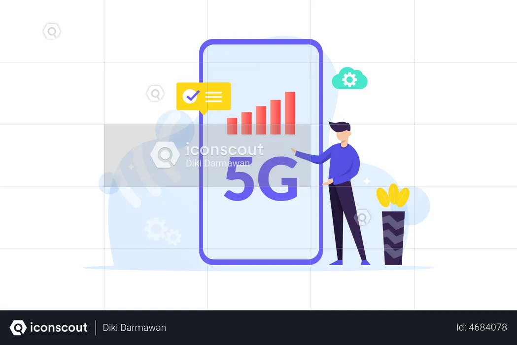 5 G Network  Illustration