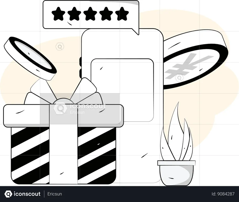 5 star product review  Illustration