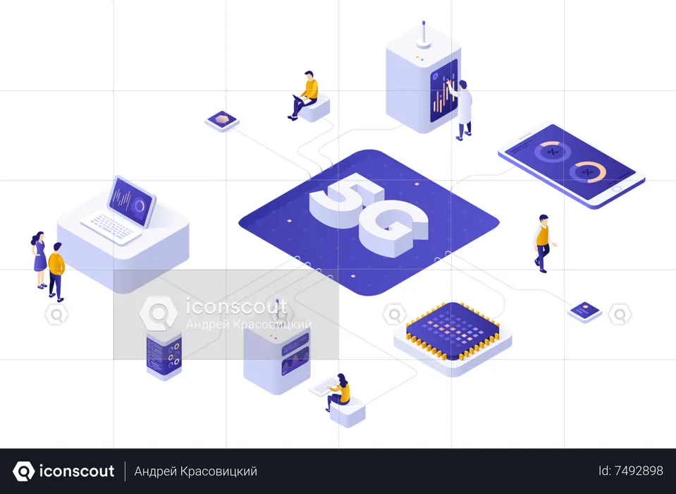 5G Connection  Illustration