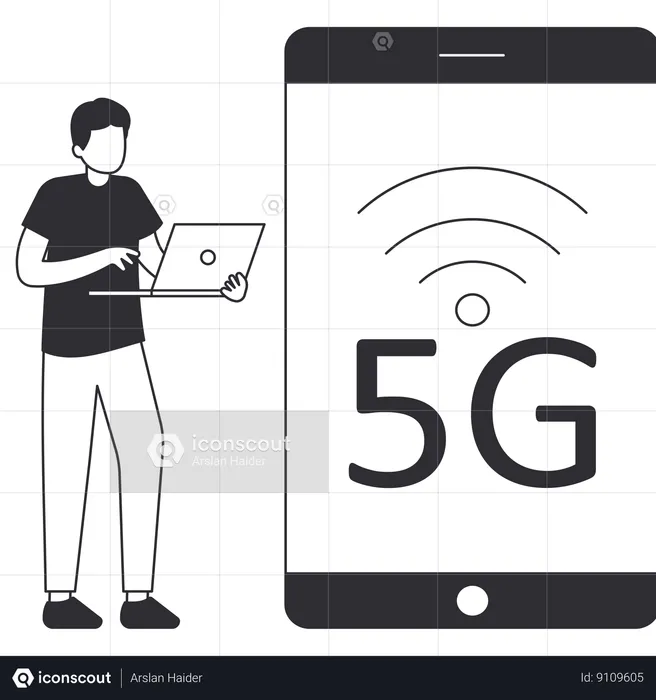 5G Network  Illustration