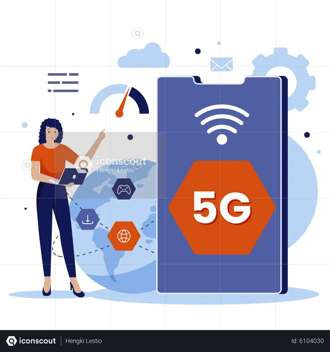 5G network  Illustration