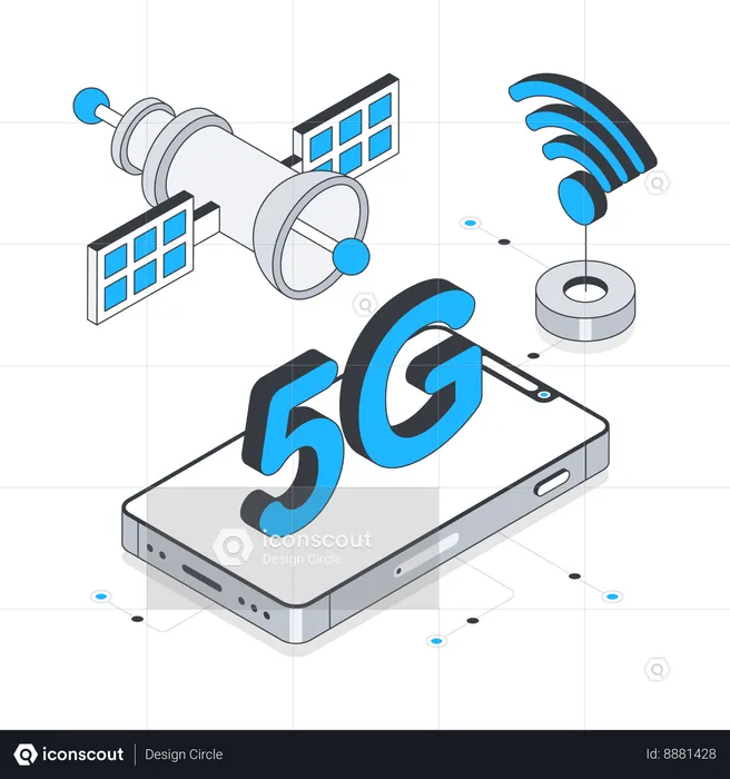 5G Network  Illustration