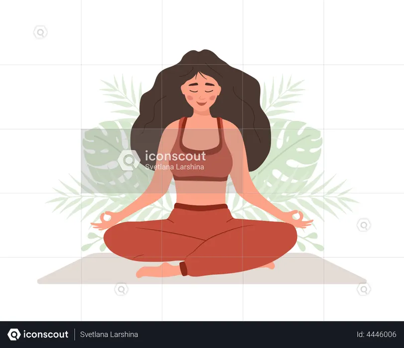 Abdominal breathing  Illustration