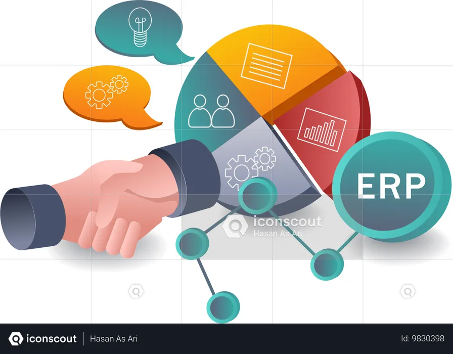 Adoptar el desarrollo de sistemas ERP en las empresas  Ilustración