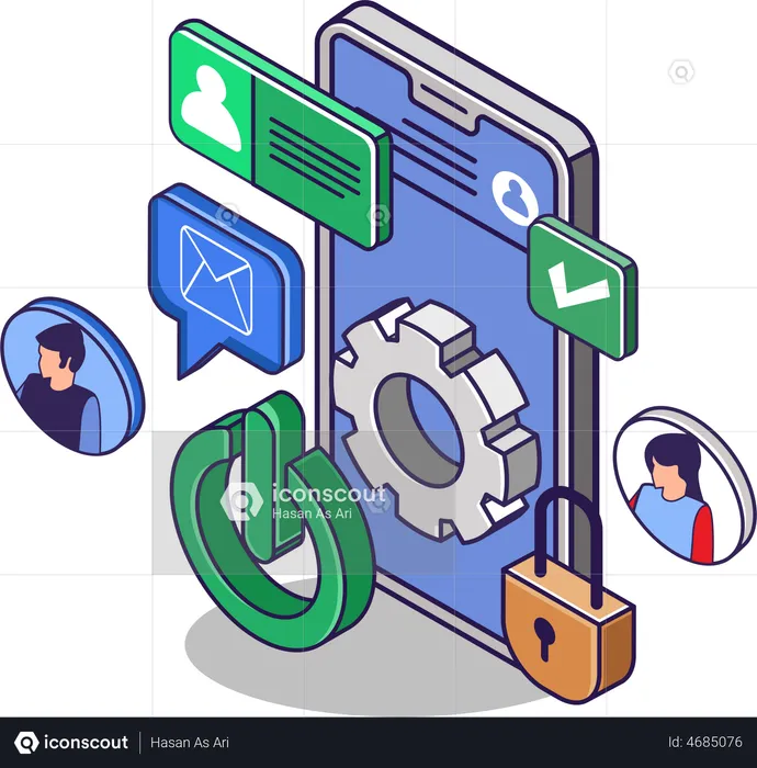 Account security  Illustration