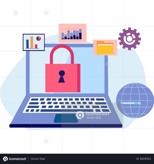 Account security is available globally  Illustration