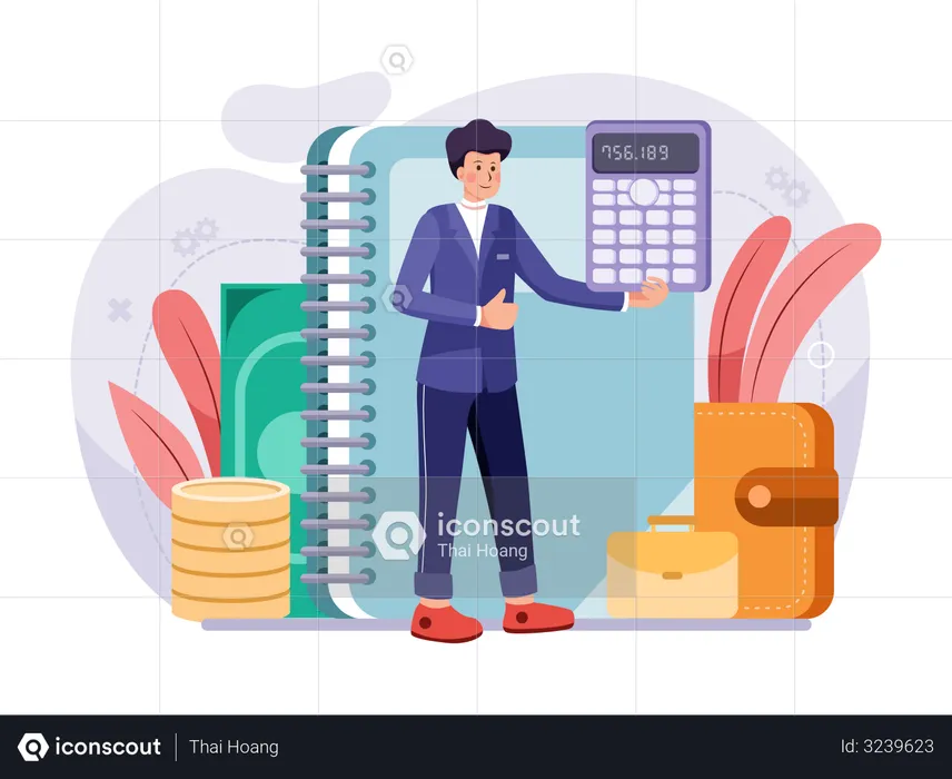 Accounting Manager  Illustration