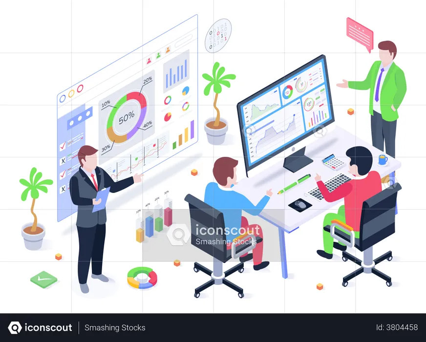 Accounting Software  Illustration