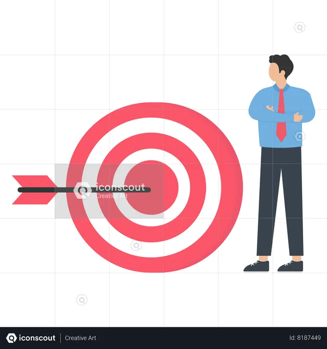 Achieve Business target  Illustration